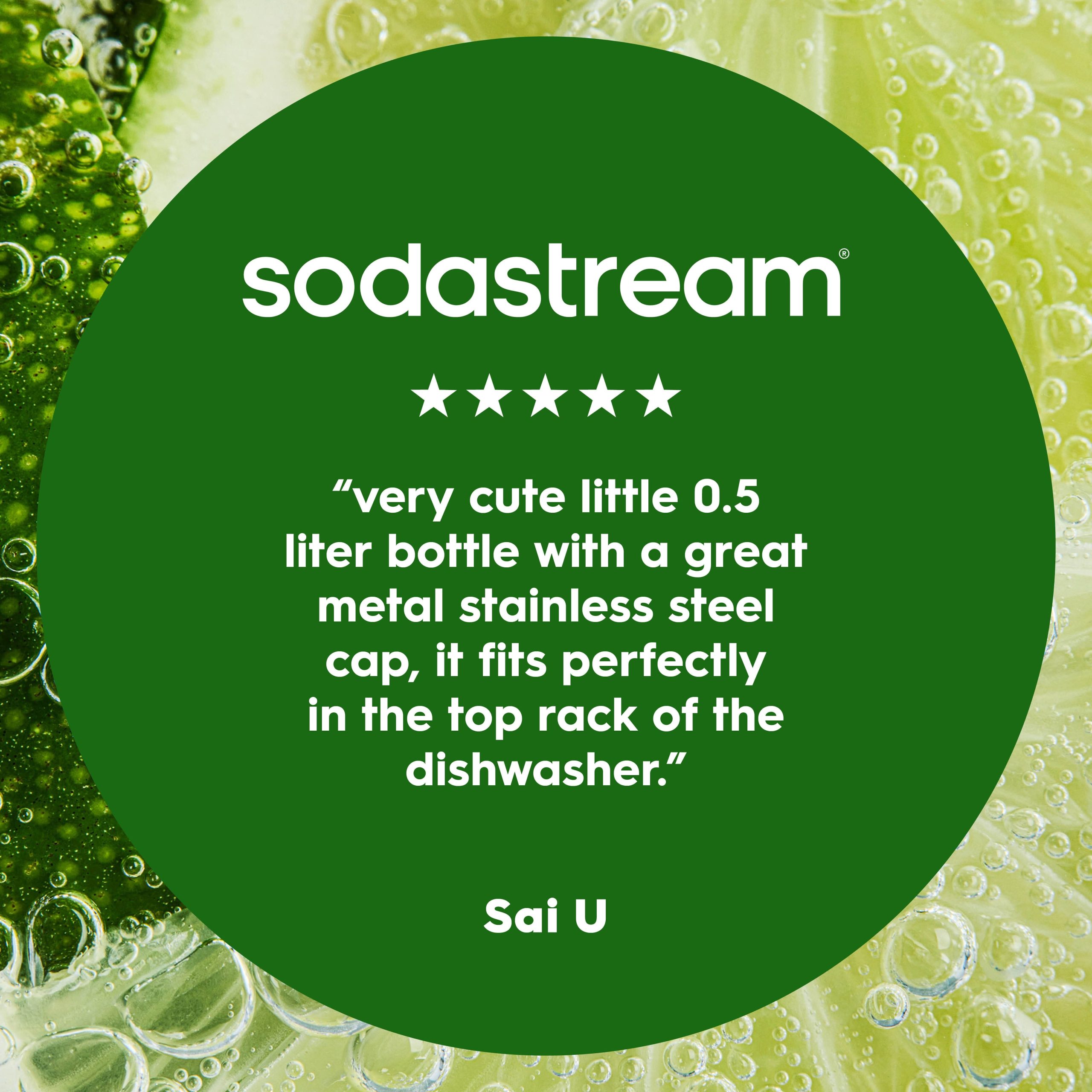 Sodastream My Only Bottle Loop Cap Black 16.9 oz - Image 3