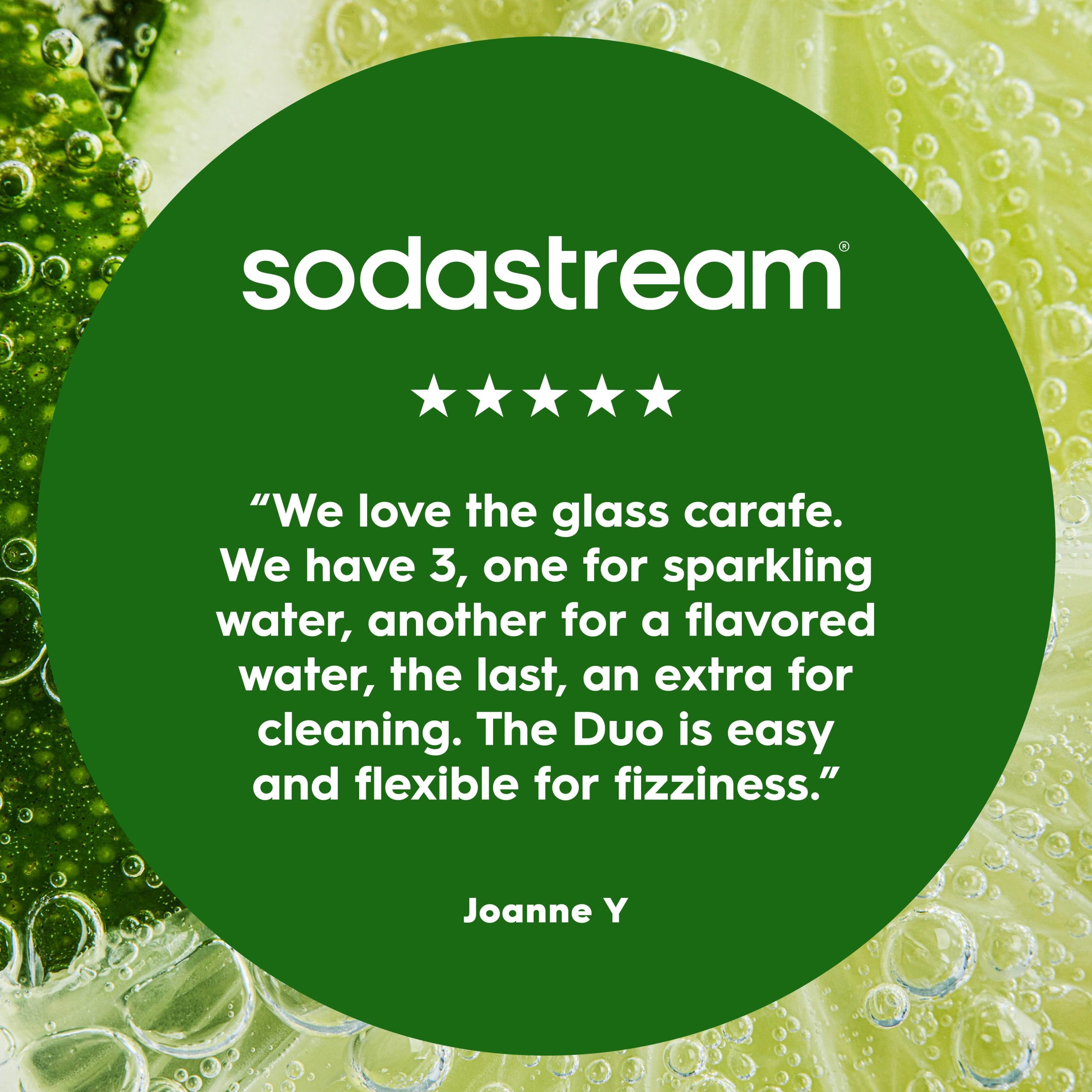 Sodastream Glass Sparkling Water Bottle 33.8 oz - Image 3
