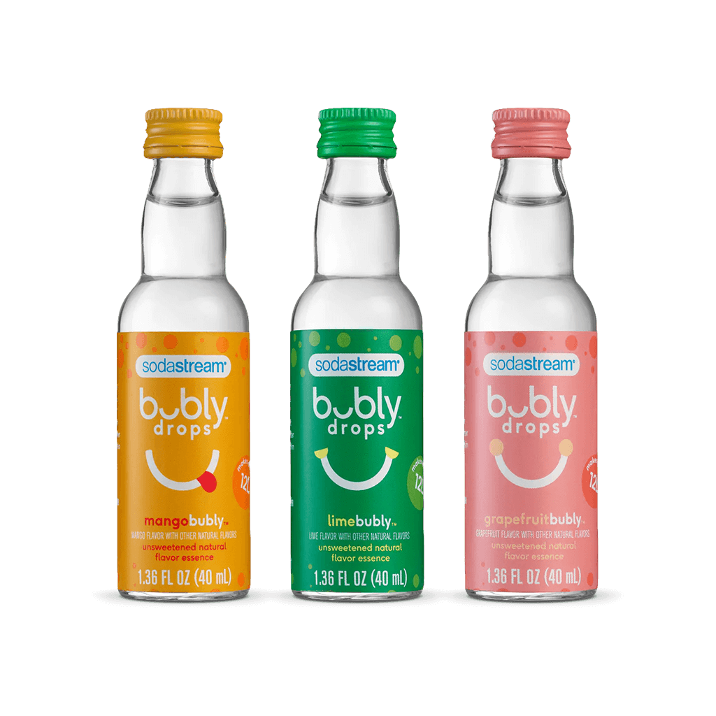 Sodastream bubly drops™ Tropical Thrill Variety Natural Flavor Essence 3 Pack 40ml